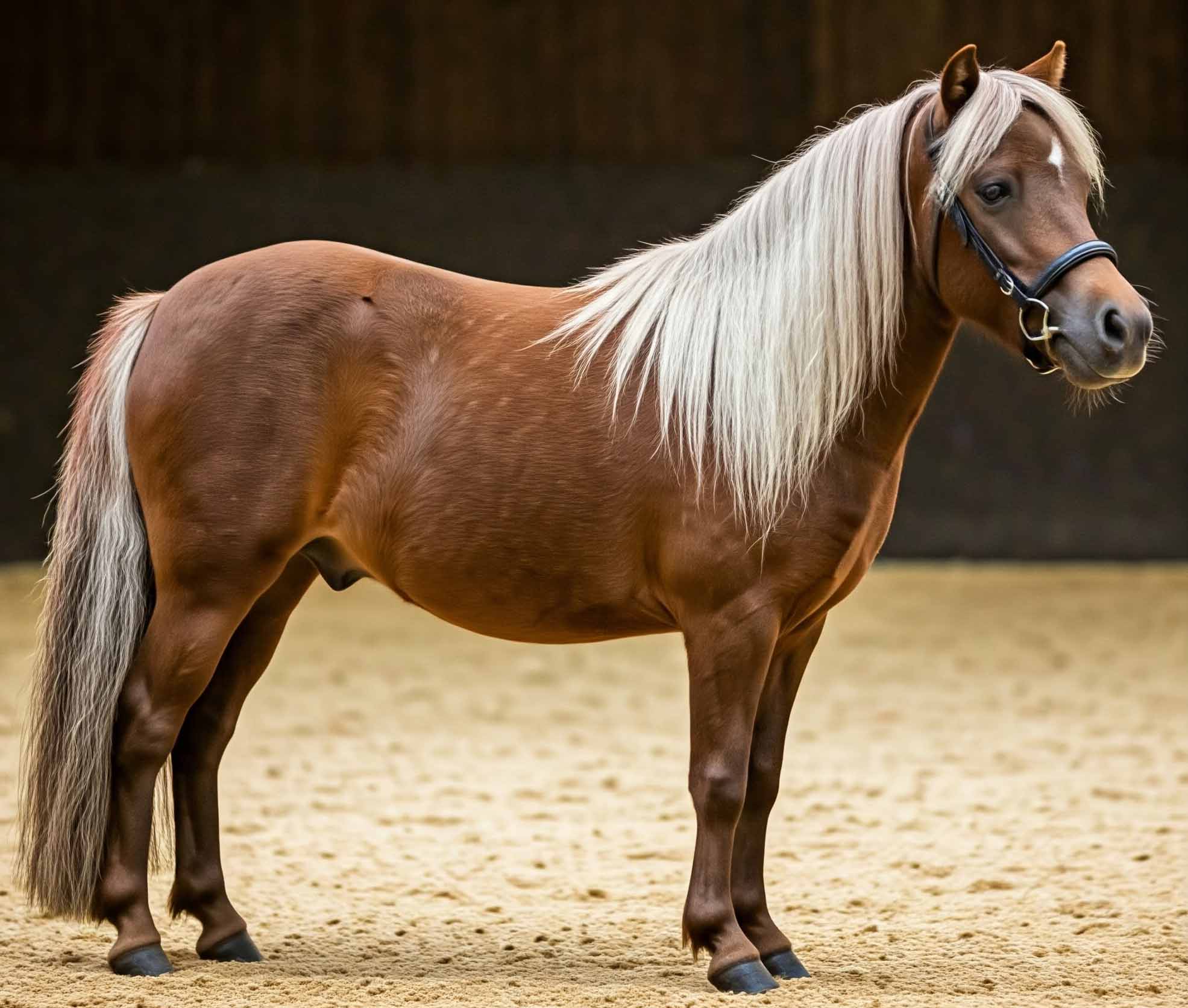 Showing silver horses and ponies